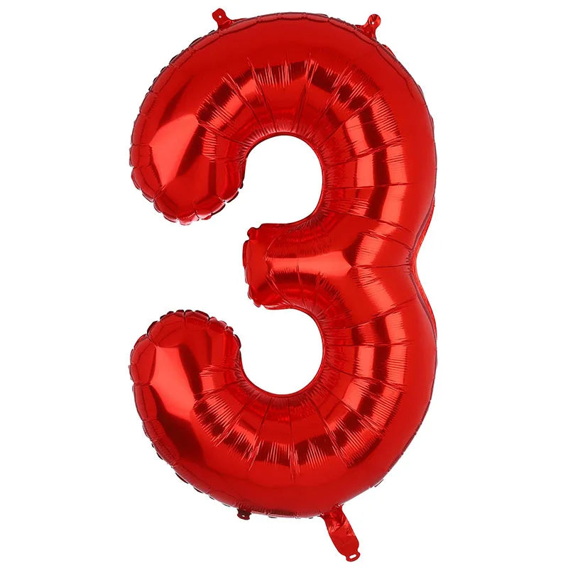 32inch Rainbow Gradient Number Foil Balloon 1-9 for Kids Birthday Party Decor Baby Shower Bridal Shower More Options Avaliable