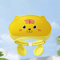 Cute Animal Shape Baby Shower Cap Adjustable Eye Ear Protection Baby Shampoo Cap Soft Waterproof Children's Bath Cap