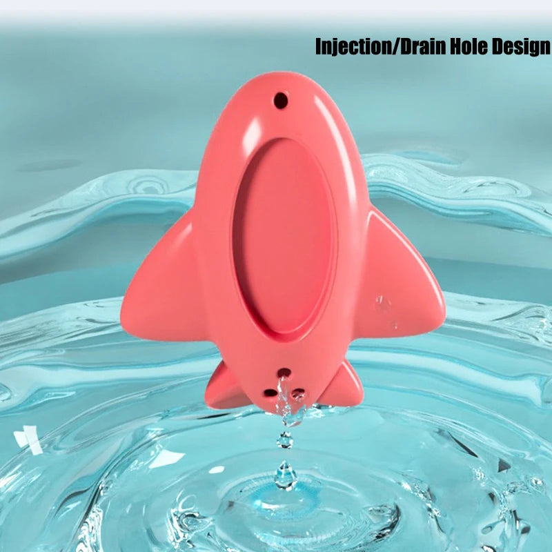 Aircraft Baby Bath Shower Water Thermometer Safe Temperature Sensor for Babies Floating Waterproof Shower Thermometer