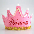 LED Happy Birthday Party Crown Hats Glow Headband King Princess Prince Baby Shower Boy Girl Kids Xmas Decorations Supplies Hats