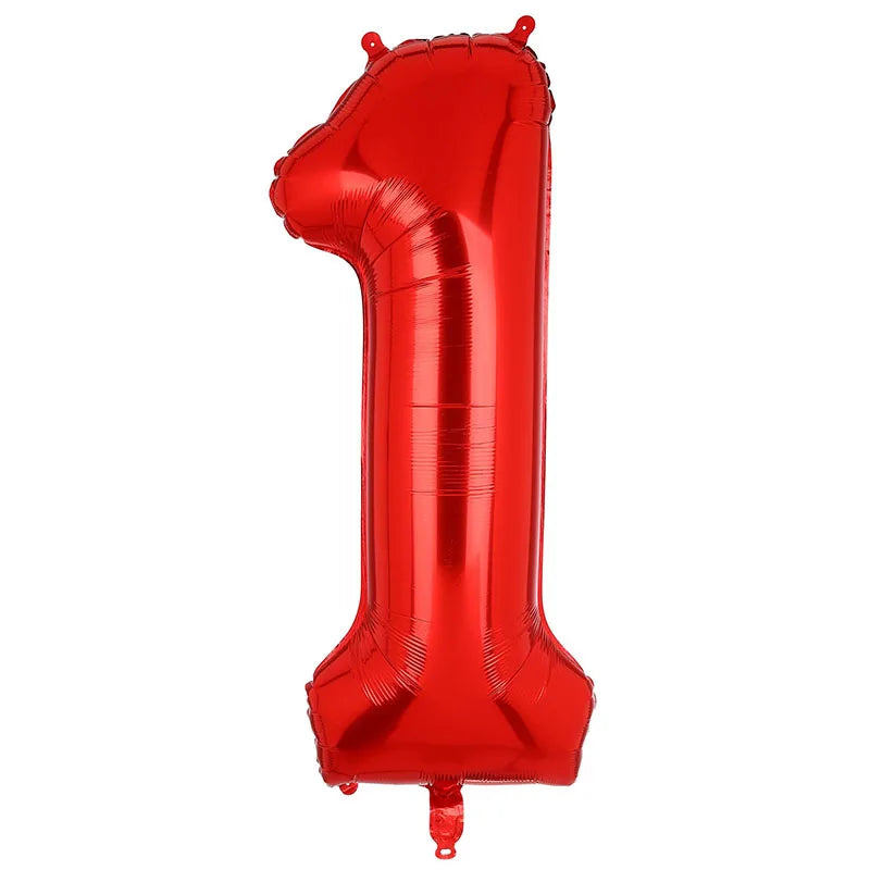 32inch Rainbow Gradient Number Foil Balloon 1-9 for Kids Birthday Party Decor Baby Shower Bridal Shower More Options Avaliable