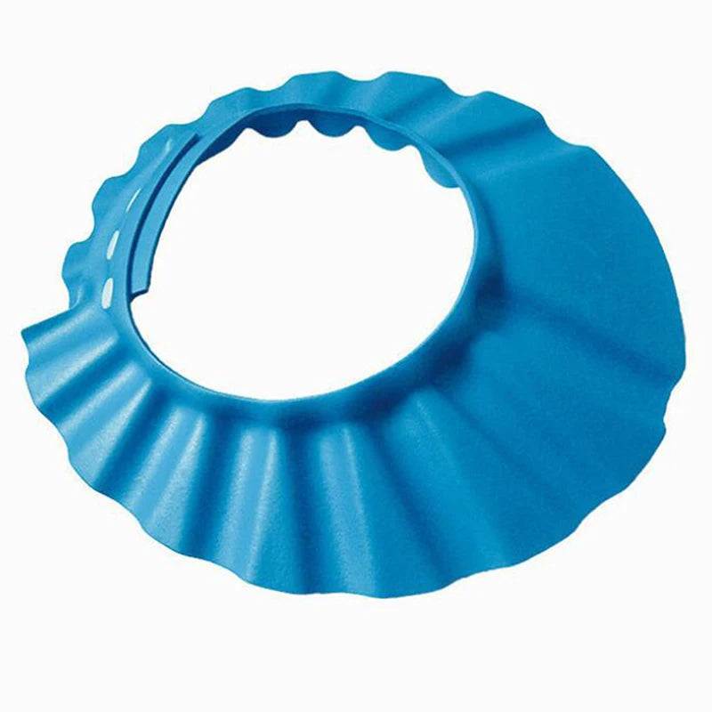 3 Colors Children Adjustable Safe Shampoo Shower Cap Bath Protection Soft EVA Caps Baby Hats Waterproof Wash Hair Shield