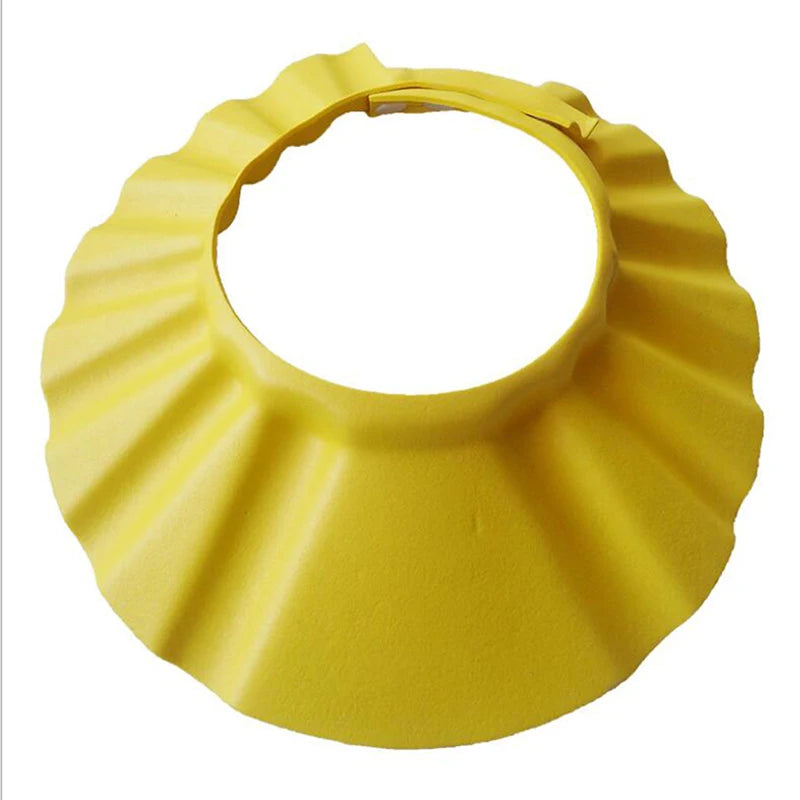 3 Colors Children Adjustable Safe Shampoo Shower Cap Bath Protection Soft EVA Caps Baby Hats Waterproof Wash Hair Shield