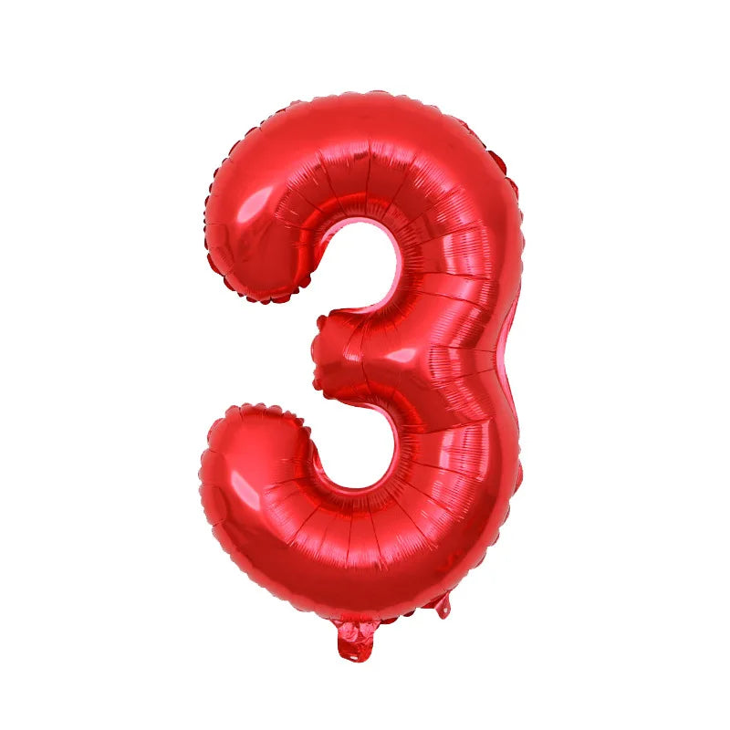 32inch Rainbow Gradient Number Foil Balloon 1-9 for Kids Birthday Party Decor Baby Shower Bridal Shower More Options Avaliable