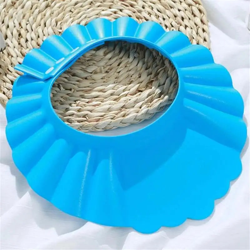 3 Colors Children Adjustable Safe Shampoo Shower Cap Bath Protection Soft EVA Caps Baby Hats Waterproof Wash Hair Shield