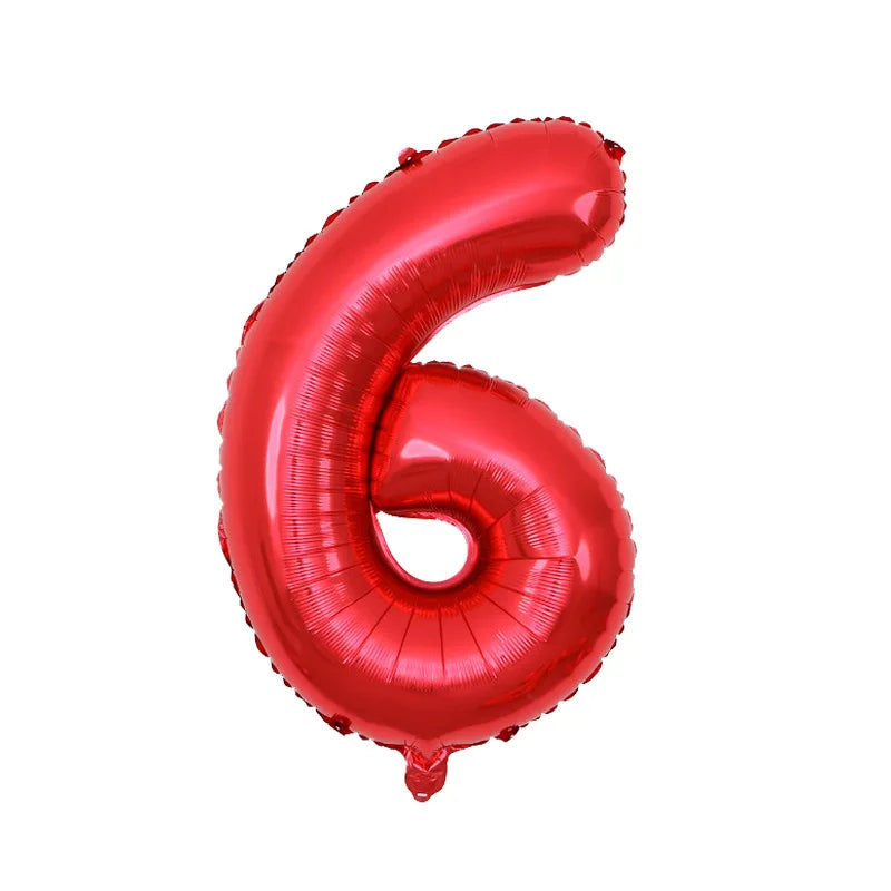 32inch Rainbow Gradient Number Foil Balloon 1-9 for Kids Birthday Party Decor Baby Shower Bridal Shower More Options Avaliable