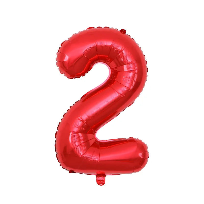 32inch Rainbow Gradient Number Foil Balloon 1-9 for Kids Birthday Party Decor Baby Shower Bridal Shower More Options Avaliable