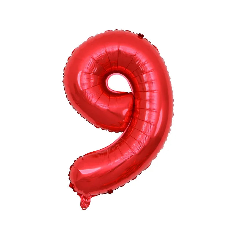 32inch Rainbow Gradient Number Foil Balloon 1-9 for Kids Birthday Party Decor Baby Shower Bridal Shower More Options Avaliable