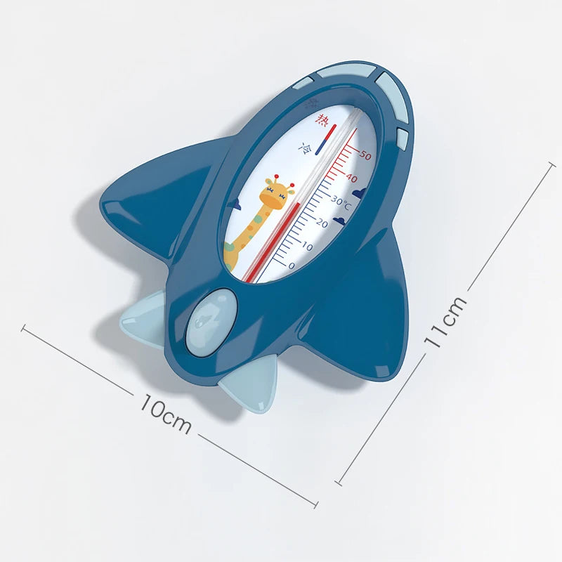 Aircraft Baby Bath Shower Water Thermometer Safe Temperature Sensor for Babies Floating Waterproof Shower Thermometer