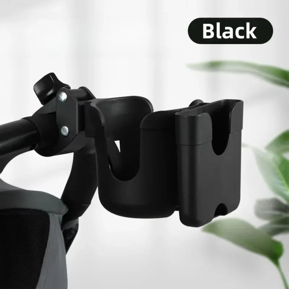 Baby Stroller Water Cup Bottle Holder Baby Stroller Accessories Multifunctional Baby Stroller Cup Holder 2-in-1 Phone Holder