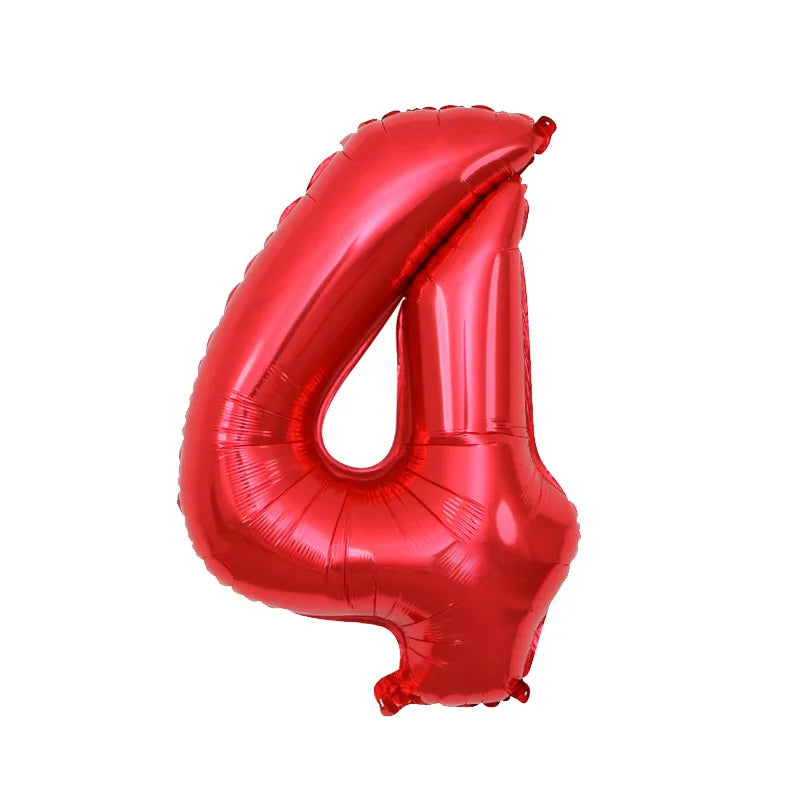32inch Rainbow Gradient Number Foil Balloon 1-9 for Kids Birthday Party Decor Baby Shower Bridal Shower More Options Avaliable